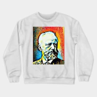 Pyotr Ilyich Tchaikovsky Abstract Portrait | Pyotr Ilyich Tchaikovsky Artwork 3 Crewneck Sweatshirt